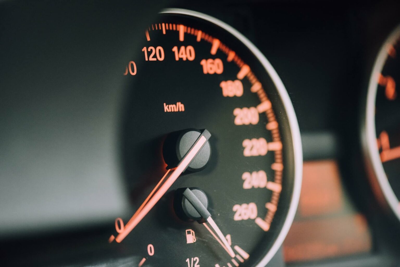 Photo of speed meter gauge